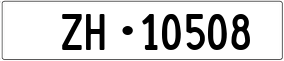 Truck License Plate